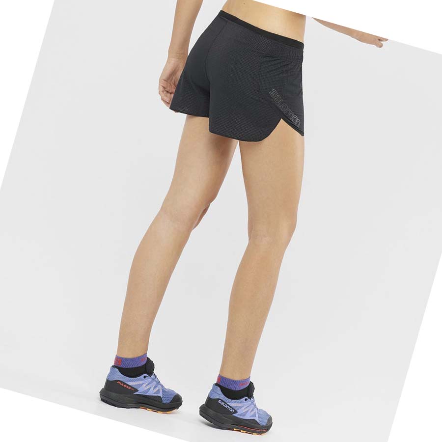 Bermudas Salomon SENSE AERO 3'' Mujer Negros | MX 2340JPQ